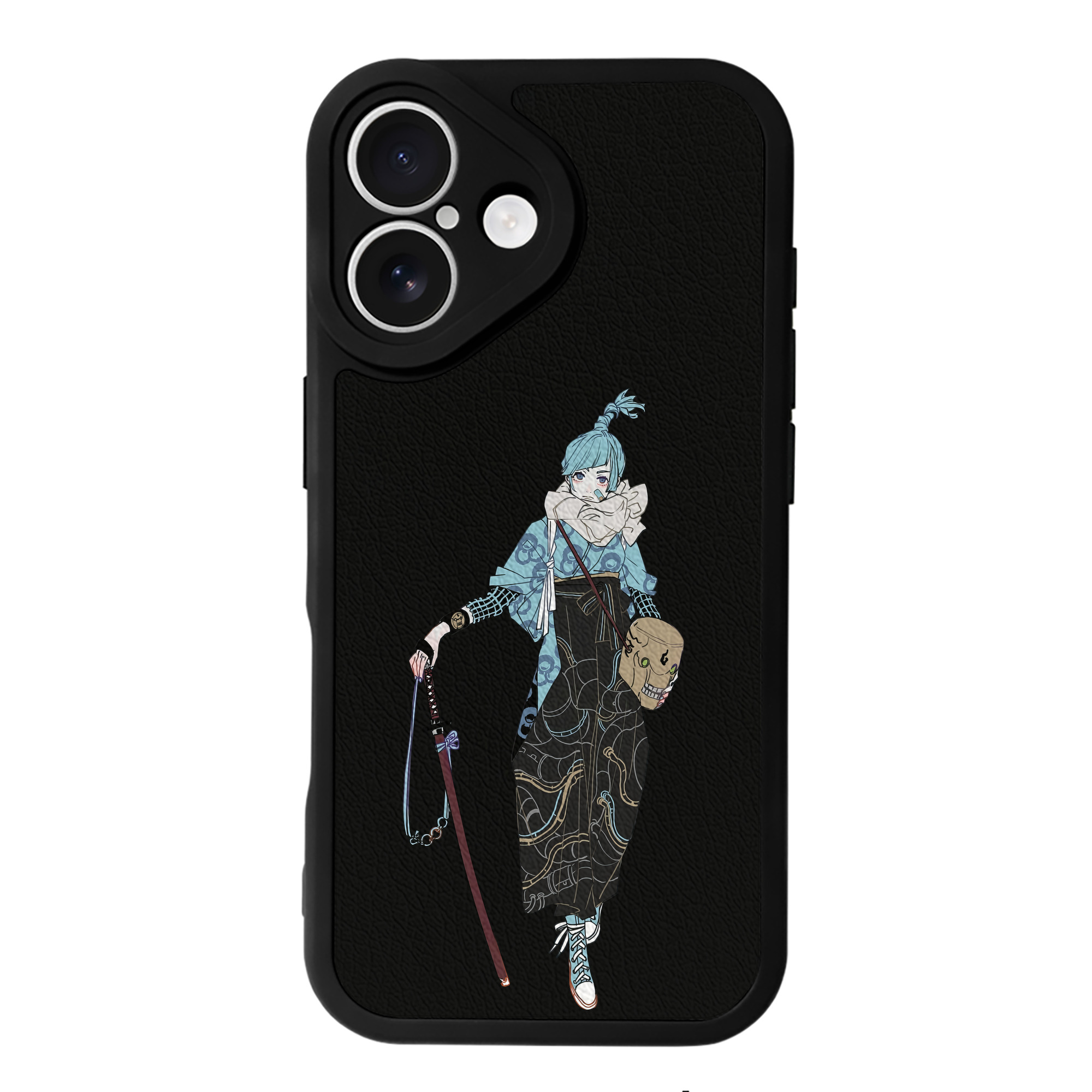 （画像用） 呪術廻戦 Jujutsu Kaisen 【iPhone 16シリーズ対応】シリコンスマホケース（レザー調） 材質：シリコン